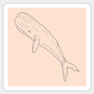 Sperm Whale 5 Sticker